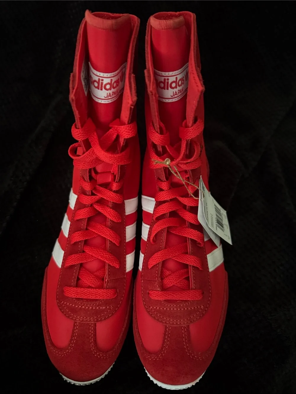 adidas Originals Women’s Japan Red High-Top Boxing Shoes JR8121 size 6.5 NWT